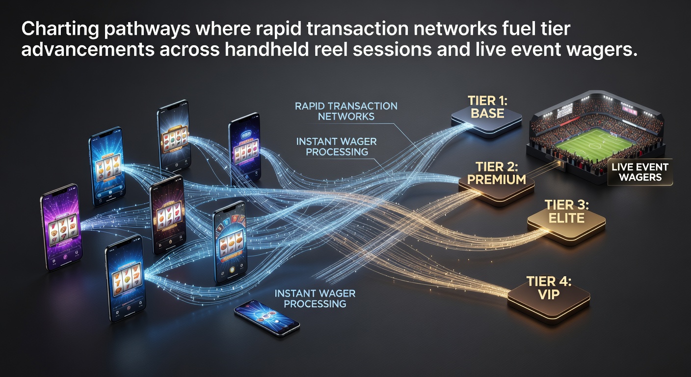 Mobile gaming interface showing instant transaction confirmations alongside slot reels and live sports betting odds